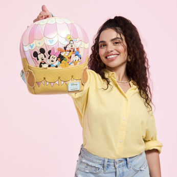 Mickey & Friends Hot Air Balloon Figural Mini Backpack, Image 2